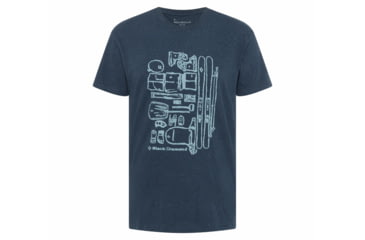 Image of Black Diamond Ski Gear Tee - Mens, Eclipse Heather, Small, AP7300745009SML1