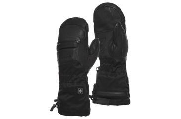Image of Black Diamond Solano Mitts - Mens, Black, Extra Small, BD8018190002XS 1