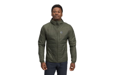 Image of Black Diamond Solution 1.0 Hoody - Mens, Dark Moss, Small, AP7460143004SML1