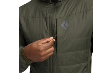 Image of Black Diamond Solution 1.0 Hoody - Mens, Dark Moss, Small, AP7460143004SML1