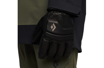 Image of Black Diamond Spark Gloves, Black/Black, Large, BD8011309008LRG1