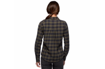 Image of Black Diamond Spotter LS Flannel Shirt - Womens, Tundra/Carbon Plaid, Extra Large, AP7530409240XLG1