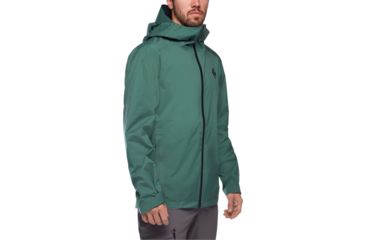 Image of Black Diamond Stormline Stretch Rain Shell Jacket - Mens, Raging Sea, Large, APCDT03028LRG1
