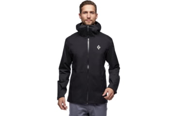 Image of Black Diamond Stormline Stretch Rain Shell - Mens, Black, 3XL, APCDT00153XL1