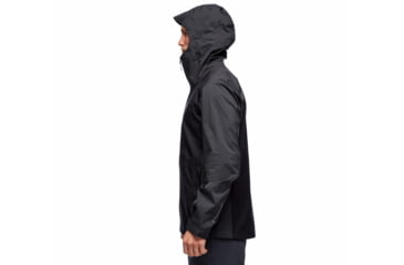 Image of Black Diamond Stormline Stretch Rain Shell - Mens, Black/Carbon, Small, APCDT09150SML1