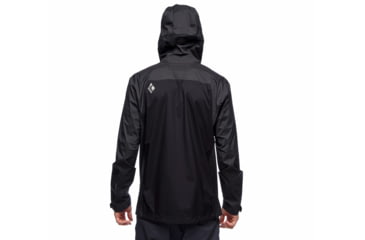 Image of Black Diamond Stormline Stretch Rain Shell - Mens, Black/Carbon, Small, APCDT09150SML1