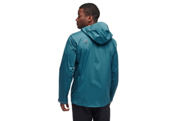 Image of Black Diamond Stormline Stretch Rain Shell - Mens, Creek Blue, Small, APCDT04064SML1
