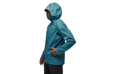 Image of Black Diamond Stormline Stretch Rain Shell - Mens, Creek Blue, Small, APCDT04064SML1