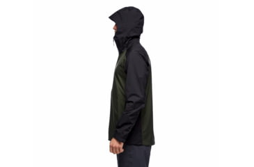 Image of Black Diamond Stormline Stretch Rain Shell - Mens, Cypress/Black, Medium, APCDT09158MED1
