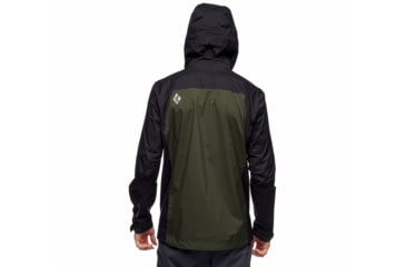 Image of Black Diamond Stormline Stretch Rain Shell - Mens, Cypress/Black, Medium, APCDT09158MED1