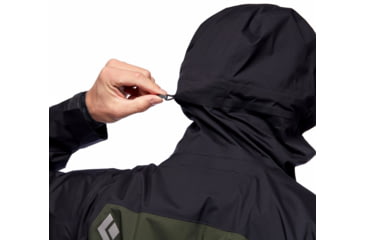 Image of Black Diamond Stormline Stretch Rain Shell - Mens, Cypress/Black, Medium, APCDT09158MED1