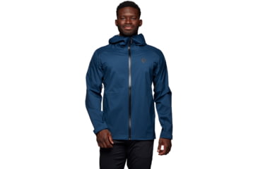 Image of Black Diamond Stormline Stretch Rain Shell - Mens, Indigo, Medium, APCDT04013MED1