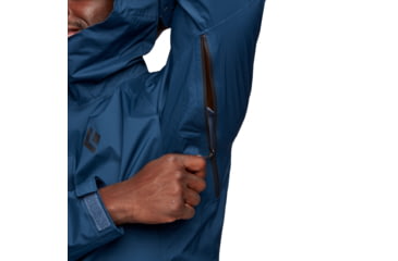 Image of Black Diamond Stormline Stretch Rain Shell - Mens, Indigo, Medium, APCDT04013MED1