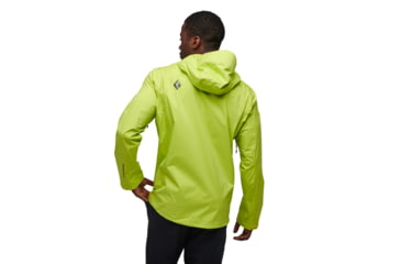 Image of Black Diamond Stormline Stretch Rain Shell - Mens, Optical Yellow, Medium, APCDT07021MED1