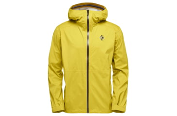 Image of Black Diamond StormLine Stretch Rain Shell - Mens, Sulphur, Extra Small, APCDT07006XSM1