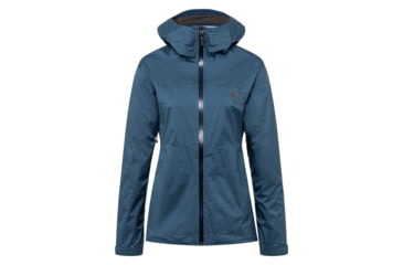 Image of Black Diamond Stormline Stretch Rain Shell - Womens, Ink Blue, Extra Small, APM6974014XSM1