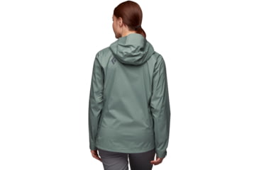 Image of Black Diamond StormLine Stretch Rain Shell - Womens, Laurel Green, Large, APM6973053LRG1