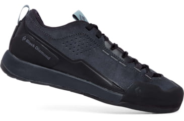 Image of Black Diamond Technician Leather Approach Shoes - Womens, Asphalt/Goblin Blue, 8.5, BD58002393500851