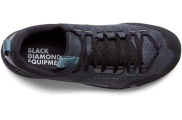 Image of Black Diamond Technician Leather Approach Shoes - Womens, Asphalt/Goblin Blue, 8.5, BD58002393500851