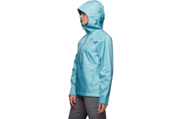 Image of Black Diamond Treeline Rain Shell - Womens, Coastal Blue, Large, AP7450094054LRG1