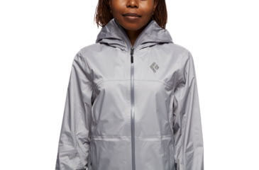 Image of Black Diamond Treeline Rain Shell - Womens, Pewter, Extra Large, AP7450091016XLG1