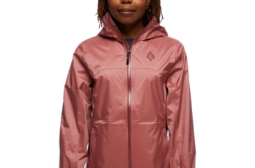 Image of Black Diamond Treeline Rain Shell - Womens, Rosewood, Extra Small, AP7450096027XSM1