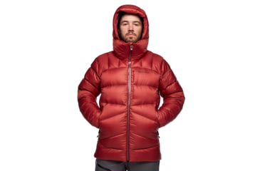 Image of Black Diamond Vision Down Parka - Mens, Red Rock, Medium, AP7461206019MED1