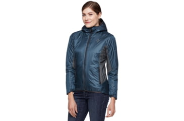 Image of Black Diamond Vision Hybrid Hoody - Womens, Azurite, Extra Small, AP7440464022XSM1
