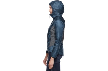 Image of Black Diamond Vision Hybrid Hoody - Womens, Azurite, Extra Small, AP7440464022XSM1