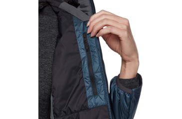 Image of Black Diamond Vision Hybrid Hoody - Womens, Azurite, Extra Small, AP7440464022XSM1