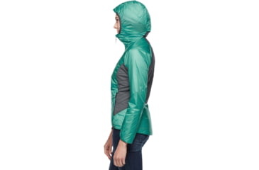 Image of Black Diamond Vision Hybrid Hoody - Womens, Dark Patina, Small, AP7440464050SML1