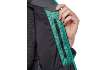 Image of Black Diamond Vision Hybrid Hoody - Womens, Dark Patina, Small, AP7440464050SML1