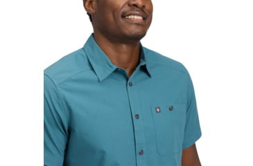 Image of Black Diamond Wingate Short Sleeve Shirt - Mens, Creek Blue, Medium, AP7530114064MED1