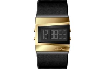 Image of Black Dice Chill Men's Watch - Gold Case, Dial, Black Leather Strap BLABD-057-03