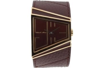Image of Black Dice Hustle Men's Watch - Brown Dial, Gold Case, Brown Leather Strap BLABD-003-07