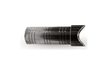 Image of Black Eagle Arrows Aluminum Half-Moon Nock - 12 Pack, Silver, Standard Crossbow Diameter Halfmoon-Nocks-ALUM-0001