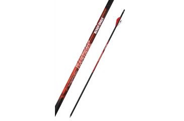 Image of Black Eagle Arrows Rampage Fletched Arrows - .003in 6 Pack - 250, Black, White, Red, 250 Spine Ramp-Fletched-0014