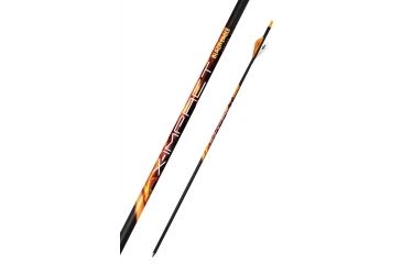 Image of Black Eagle Arrows X-Impact Fletched Arrows - .001in 6 Pack - 300, Black, Orange, White, 300 Spine XIMP-FLETCHED-0003