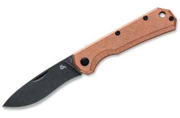 Image of Black Fox Ciol Folding Knife, 2.76in, 440C, Micarta Copper Handle, 01FX892