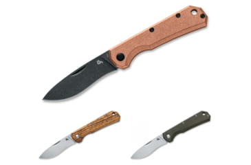 Image of Black Fox Ciol Folding Knife, Bronze, Brown, Green