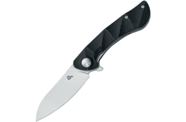 Image of Black Fox Dripper Linerlock Black Mic, BF771MB