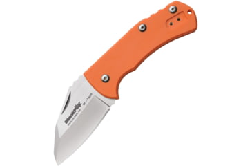 Image of Black Fox Nidhug Slip Joint Orange Folding Knife, 2.75 stonewash and satin finish 440 stainless bla, Orange G10 handle, 01FX148