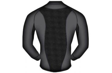 Image of Blackhawk Engineered Fit LS 1/4 Zip Shirt 84BS01 - back view