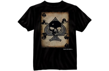 Image of Black Ink Death Card T-Shirt, Mens, Black, Small, 80300-060