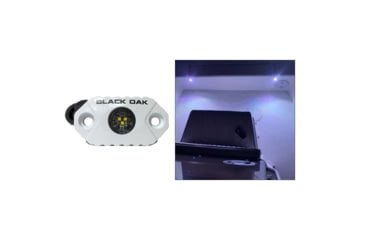 Image of Black Oak LED Rock Accent LED Light, White Housing, White, MAL-W