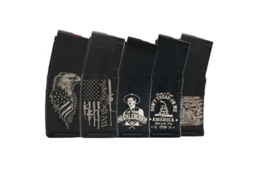 Image of Black Rain Ordnance AR-15 30 Rounds Rifle Magazine - Package 1, Black, 5 Pack, BRO-NW25-MAGPKG1