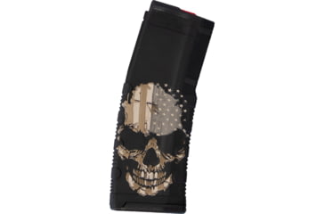 Image of Black Rain Ordnance AR15 5.56 NATO/.223 Rem 30 Rounds Rifle Magazine, Skull w/ Flag, 30, 1703426