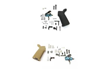 Image of Black Rain Ordnance AR15 Lower Parts Kit with Drop-In Trigger, Black, FDE