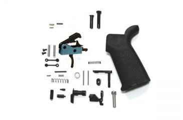 Image of Black Rain Ordnance Lower Parts Kit, 5.56/.223, Black, BRO-LPK-BLK