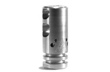 Image of Black Rain Ordnance Round Compensator .308, Machined Shiny, BRO-RCC-MACH-308